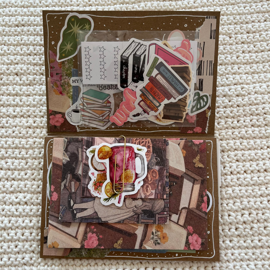 Book themed snailmail