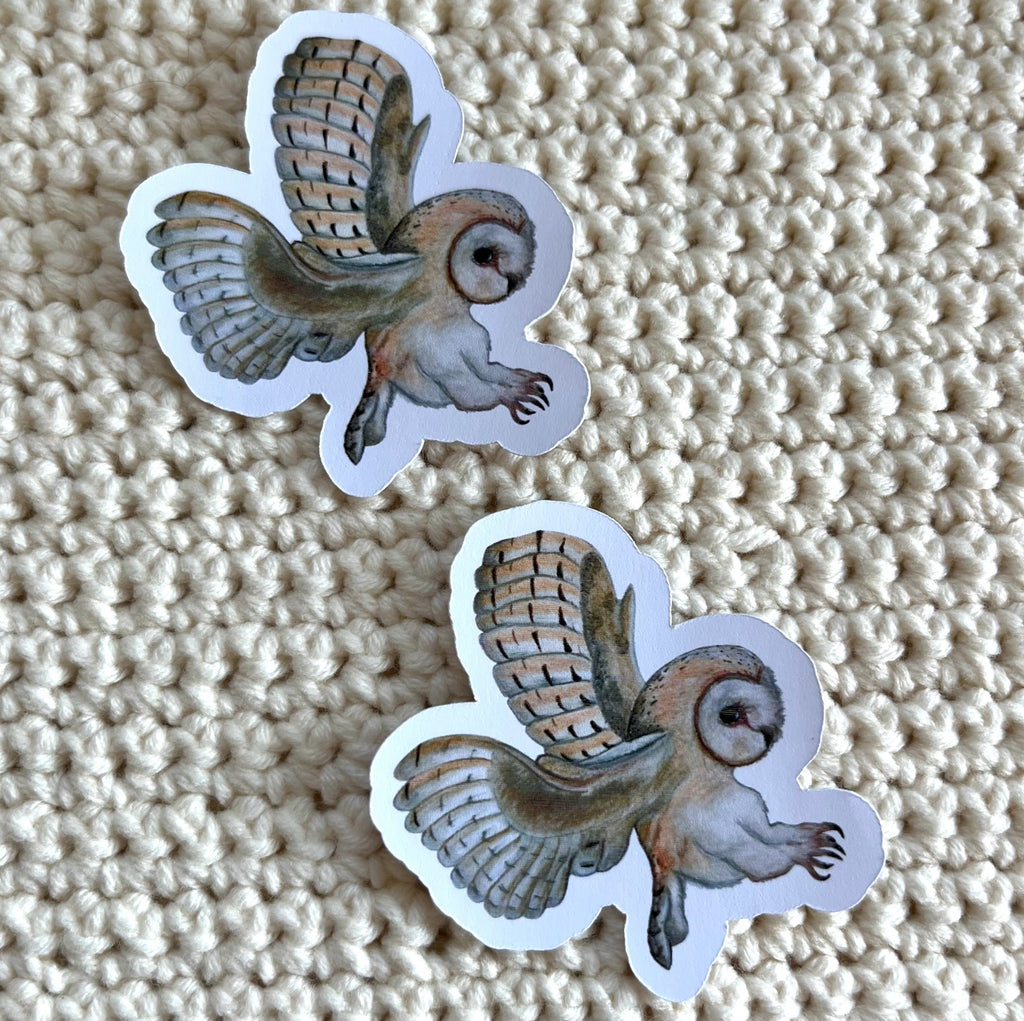 Stickers ‘de uil’ 2 stuks