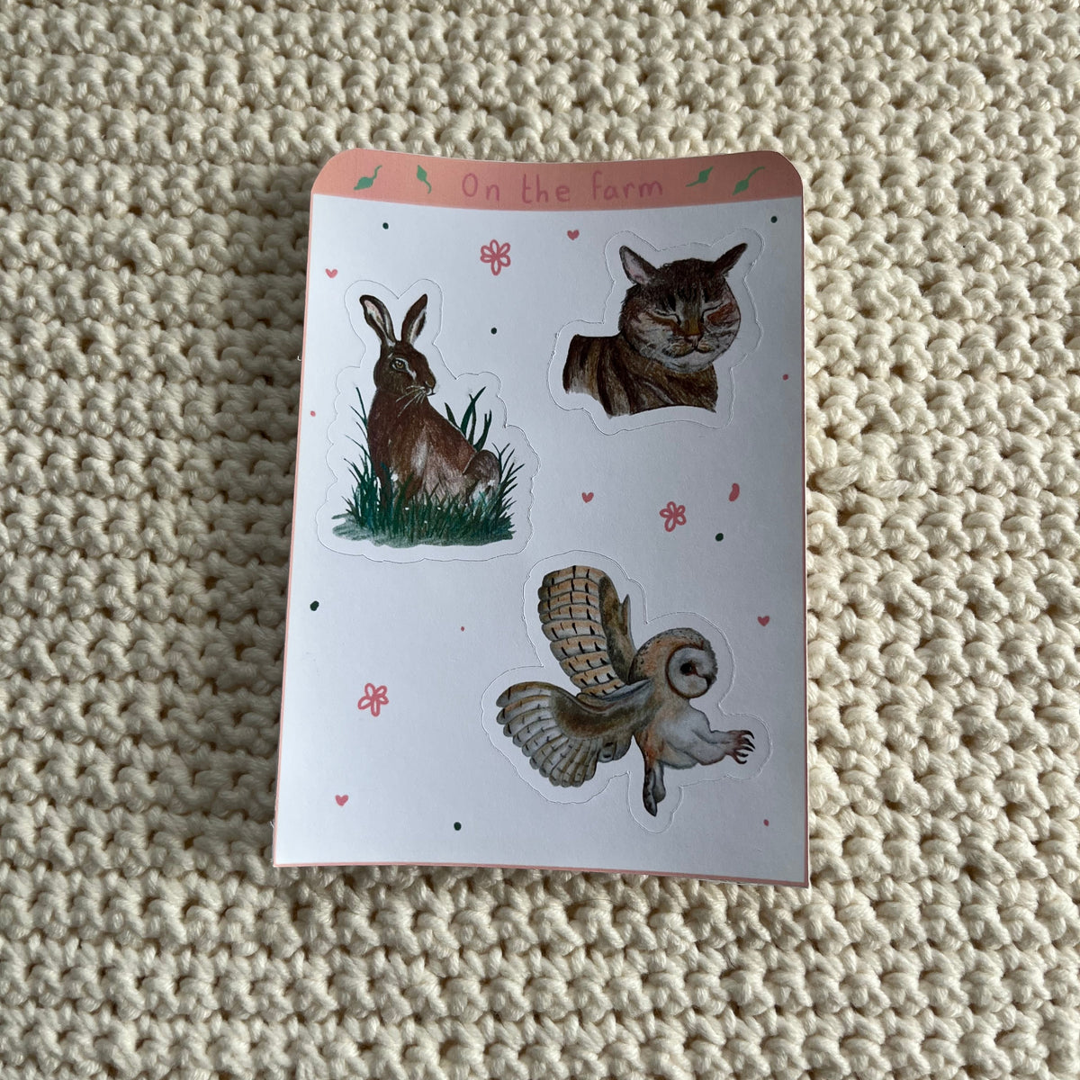 Stickervel ‘on the farm’