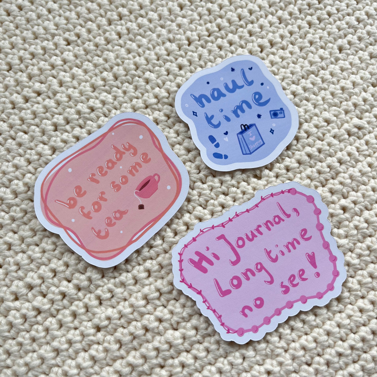 Stickerset ‘journal intros’ 3 stuks