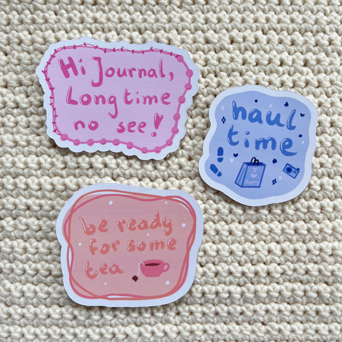 Stickerset ‘journal intros’ 3 stuks