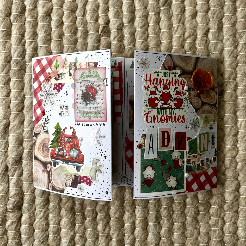 Creatieve adventkalender in snailmailvorm