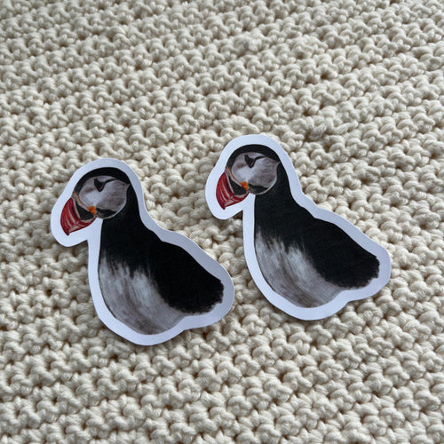 Stickerset ‘puffin’ 2 stuks
