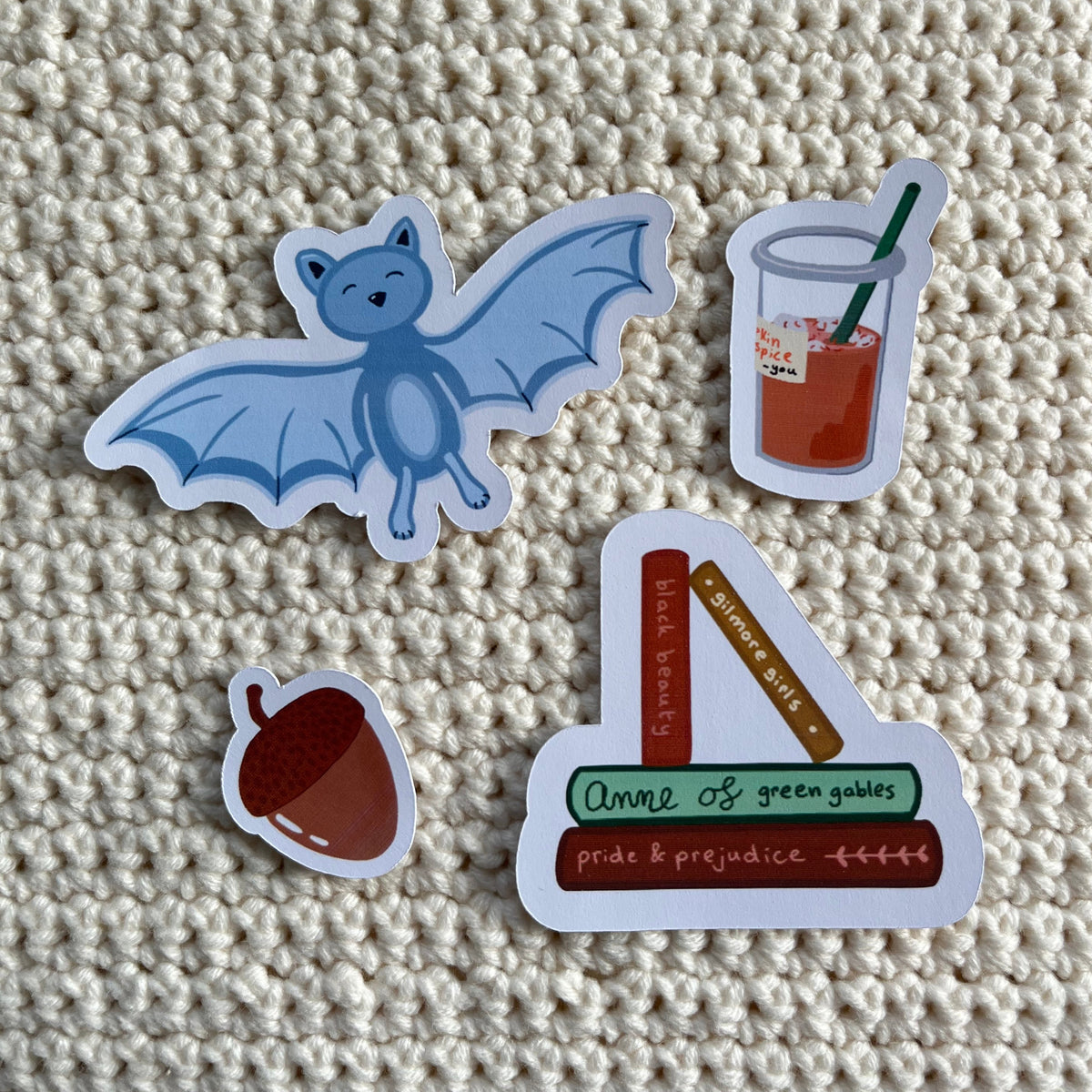 Stickerset ‘herfst’ 4 stuks