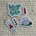 Stickerset ‘hike’ 5 stuks