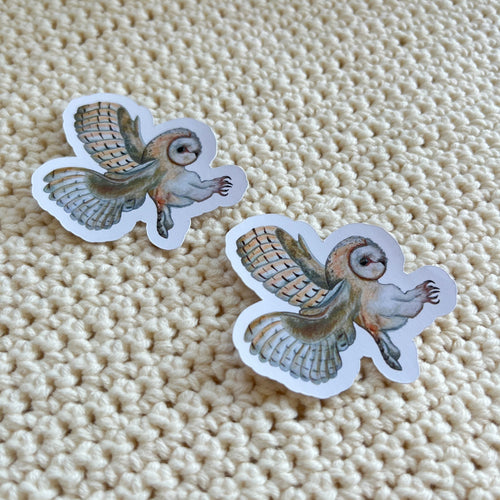 Stickers ‘de uil’ 2 stuks