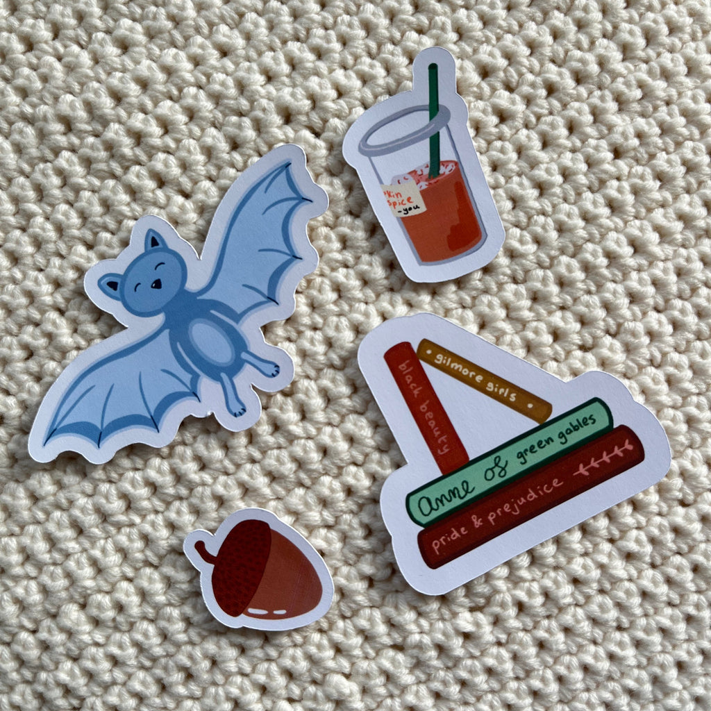 Stickerset ‘herfst’ 4 stuks
